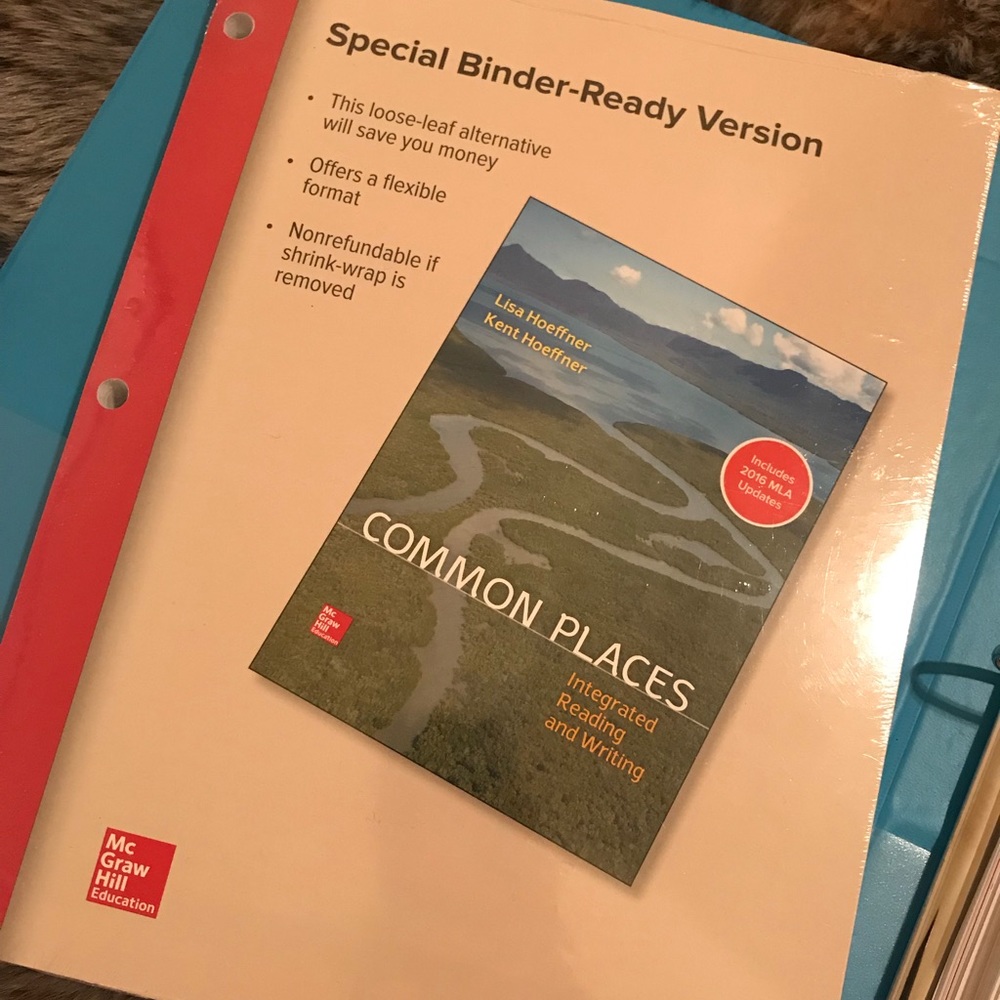 Common Places Textbook Brand New